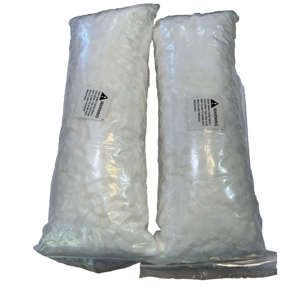 COOP Oomph Pillow Refill Shredded Memory Foam Extra Stuffing 2-pack - Picture 2 of 3